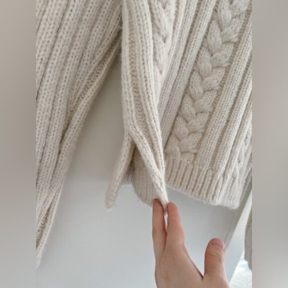 Ganni Cable Knit Alpaca Blend Sweater - Picture 5 of 7